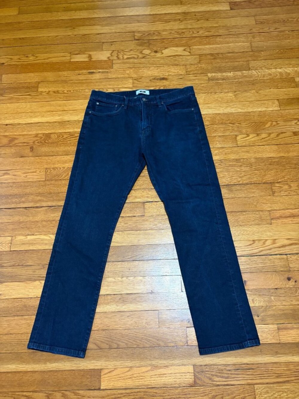Joseph Abboud Mens Slim Fit Jeans Size 38x32 Blue Dark Wash Stretch Denim